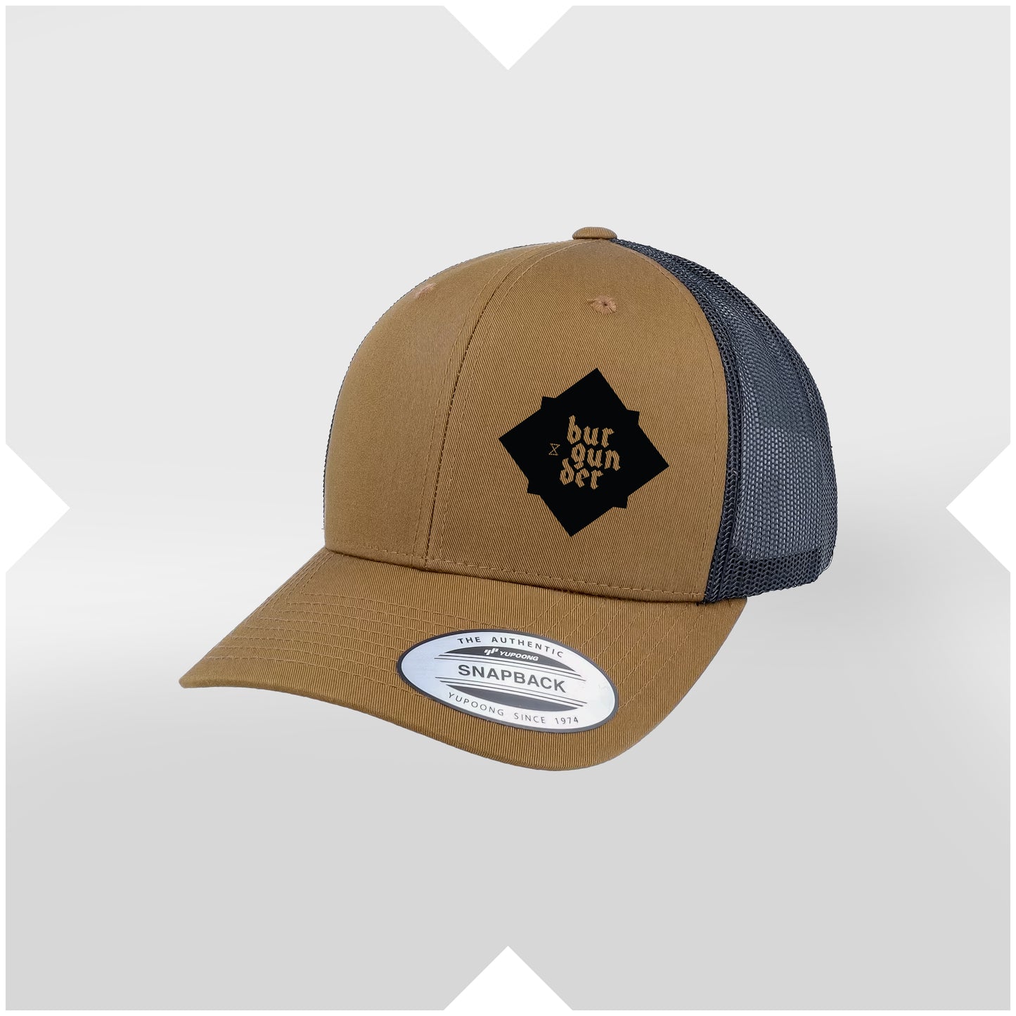 Burgunder Retro Snapback Cap